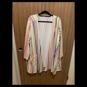 Striped LulaRoe Cardigan
